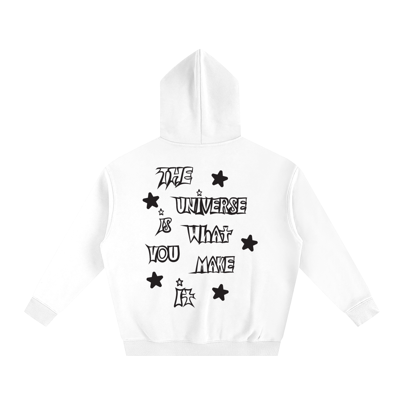 universe hoodie,streetwear hoodie,unisex streetwear,minimalist hoodie,oversized hoodie,thick cotton hoodie,drop shoulder hoodie,autumn winter hoodie,neutral tone hoodie,street fashion