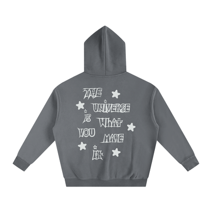 universe hoodie,streetwear hoodie,unisex streetwear,minimalist hoodie,oversized hoodie,thick cotton hoodie,drop shoulder hoodie,autumn winter hoodie,neutral tone hoodie,street fashion