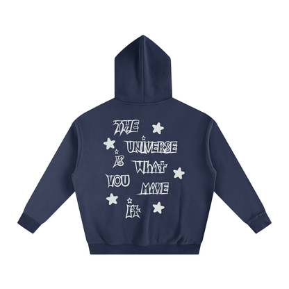 universe hoodie,streetwear hoodie,unisex streetwear,minimalist hoodie,oversized hoodie,thick cotton hoodie,drop shoulder hoodie,autumn winter hoodie,neutral tone hoodie,street fashion