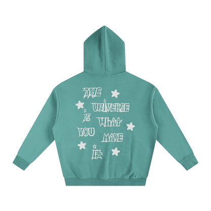 universe hoodie,streetwear hoodie,unisex streetwear,minimalist hoodie,oversized hoodie,thick cotton hoodie,drop shoulder hoodie,autumn winter hoodie,neutral tone hoodie,street fashion
