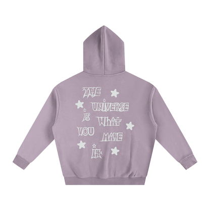 universe hoodie,streetwear hoodie,unisex streetwear,minimalist hoodie,oversized hoodie,thick cotton hoodie,drop shoulder hoodie,autumn winter hoodie,neutral tone hoodie,street fashion