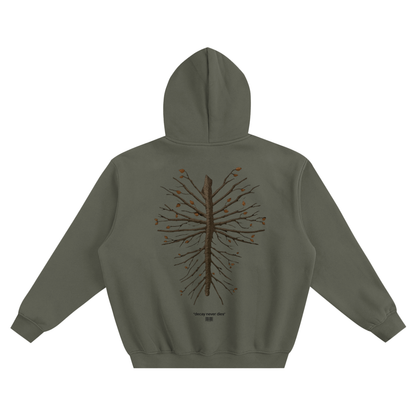decay never dies hoodie,unisex oversized hoodie,streetwear art hoodie,vintage wash hoodie,heavyweight cotton hoodie,graphic hoodie unisex,drop shoulder hoodie,oversized pullover hoodie,minimalist streetwear hoodie