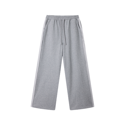 wide fit sweatpants,oversized streetwear pants,unisex streetwear sweats,thick cotton joggers,relaxed fit sweatpants,minimalist streetwear pants,heavy sweatpants,casual daily pants,drop shoulder outfit,streetwear bottoms