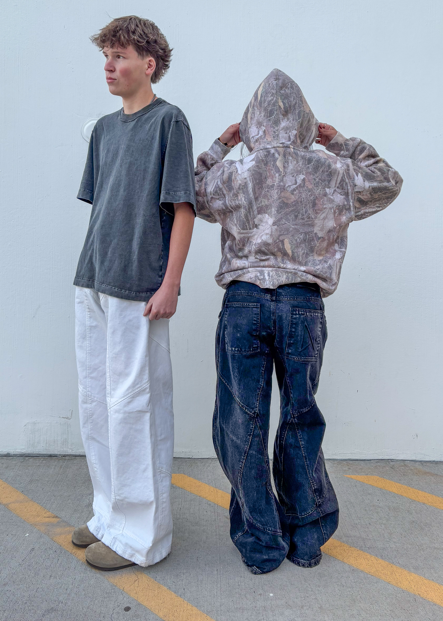 Washed "Phantom" Jeans